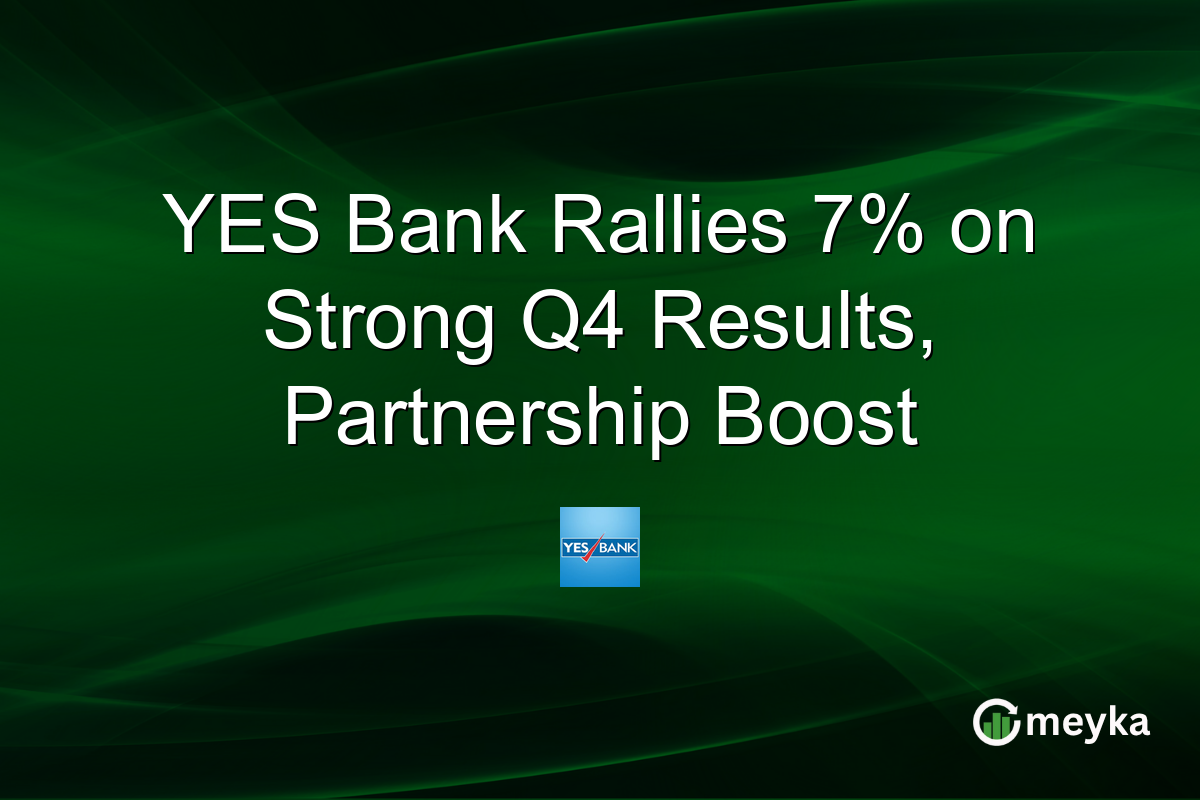 YES Bank Rallies 7% on Strong Q4 Results, Partnership Boost