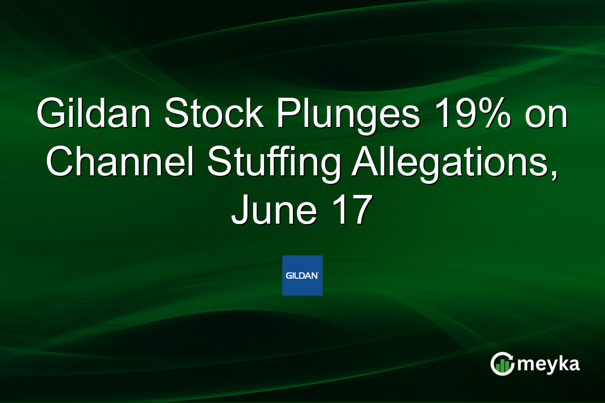 Gildan Stock Plunges 19% on Channel Stuffing Allegations, June 17