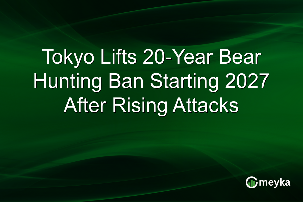 Tokyo Lifts 20-Year Bear Hunting Ban Starting 2027 After Rising Attacks