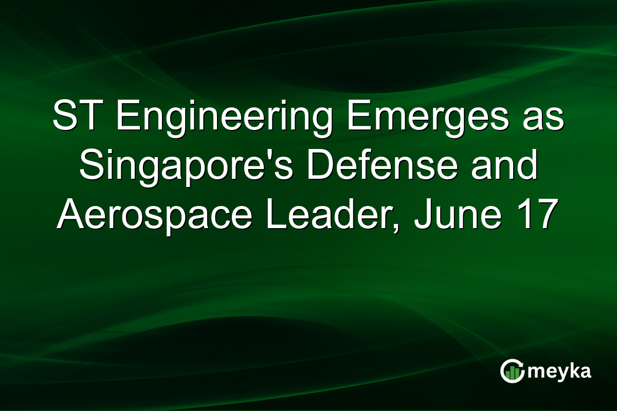 ST Engineering Emerges as Singapore’s Defense and Aerospace Leader, June 17