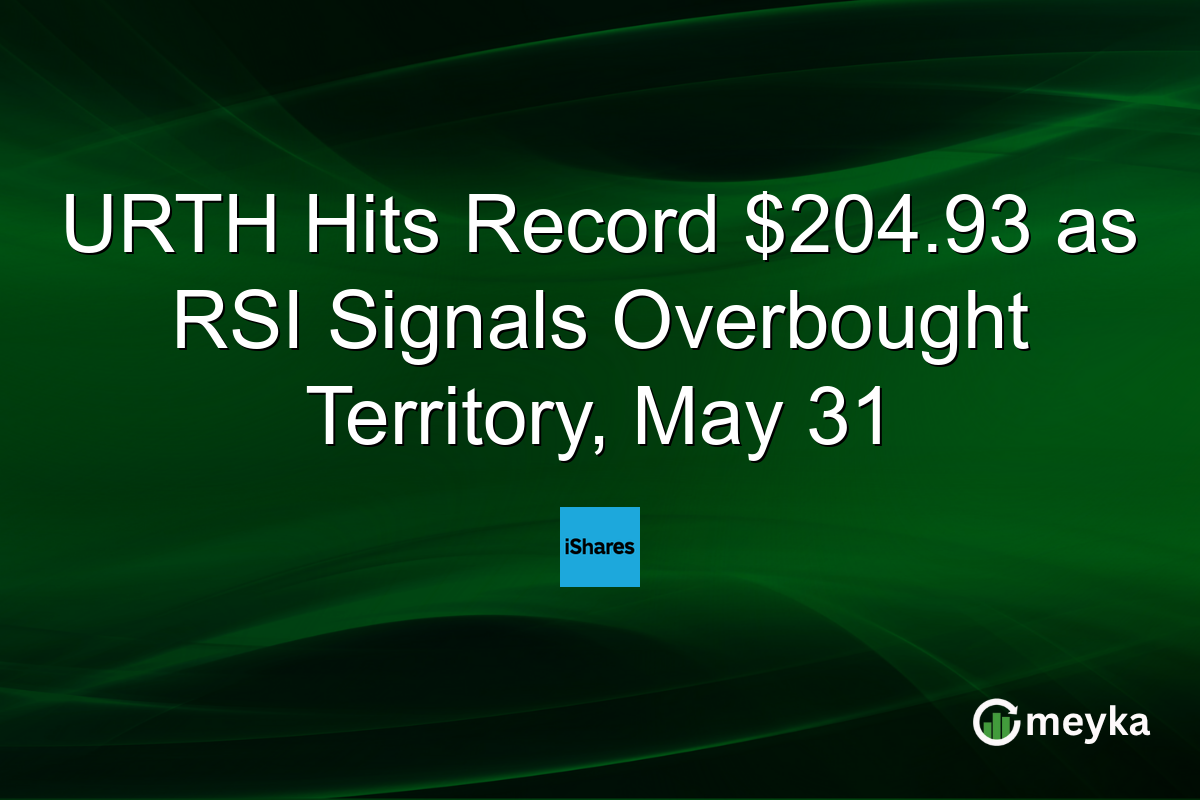 URTH Hits Record $204.93 as RSI Signals Overbought Territory, May 31