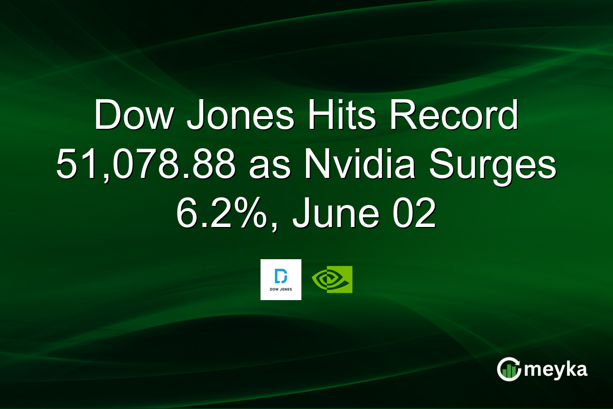 Dow Jones Hits Record 51,078.88 as Nvidia Surges 6.2%, June 02