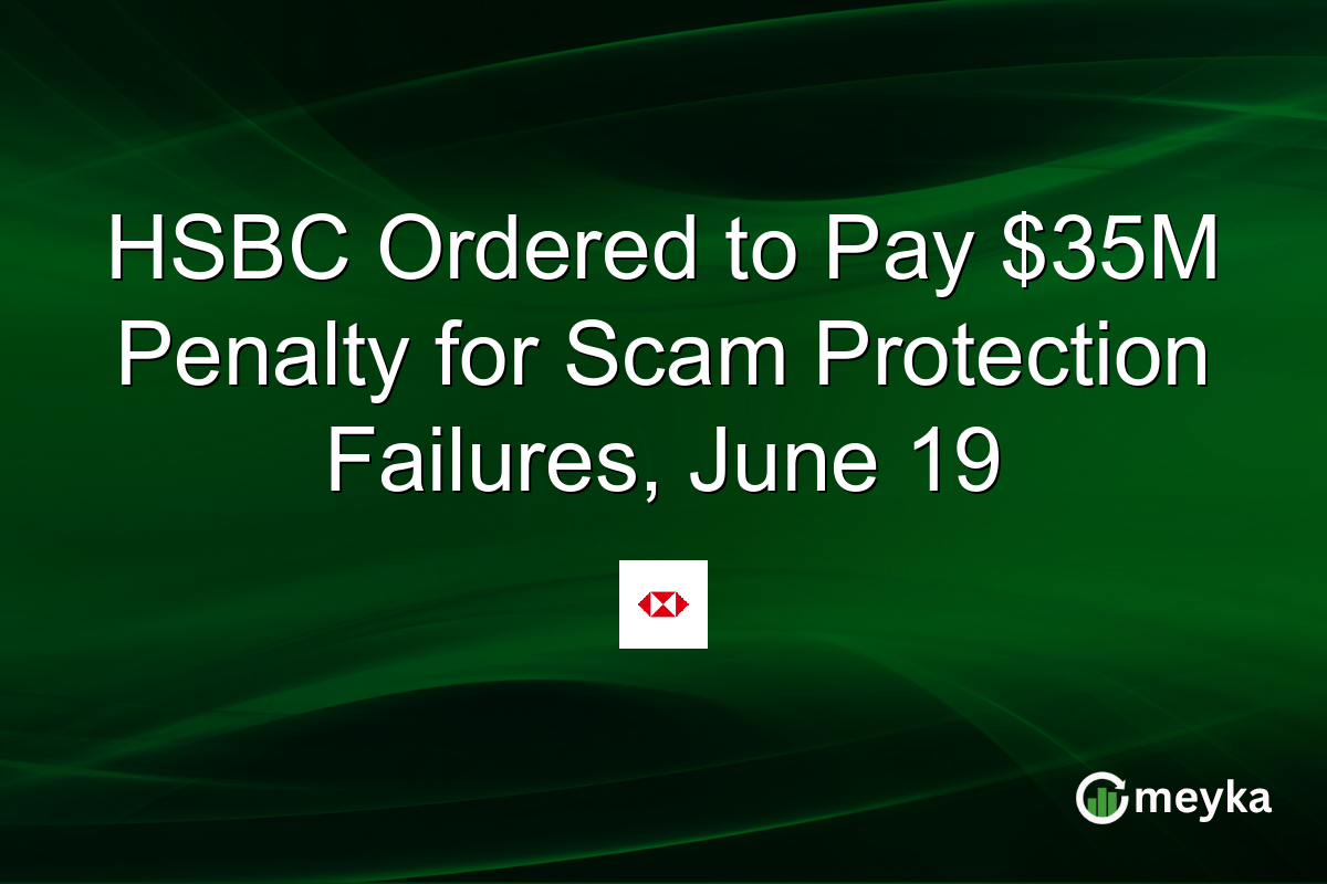 HSBC Ordered to Pay $35M Penalty for Scam Protection Failures, June 19