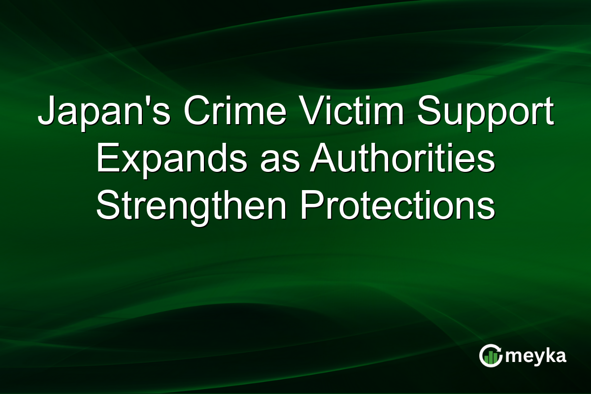 Japan’s Crime Victim Support Expands as Authorities Strengthen Protections