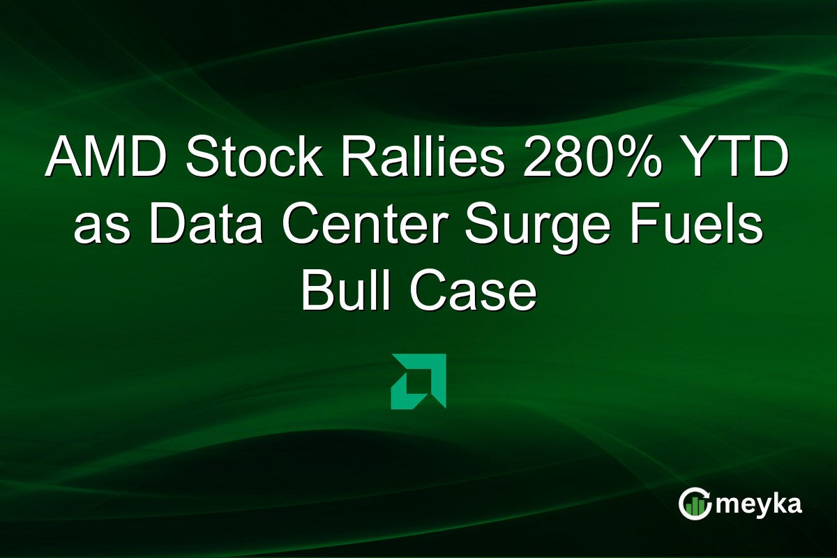 AMD Stock Rallies 280% YTD as Data Center Surge Fuels Bull Case