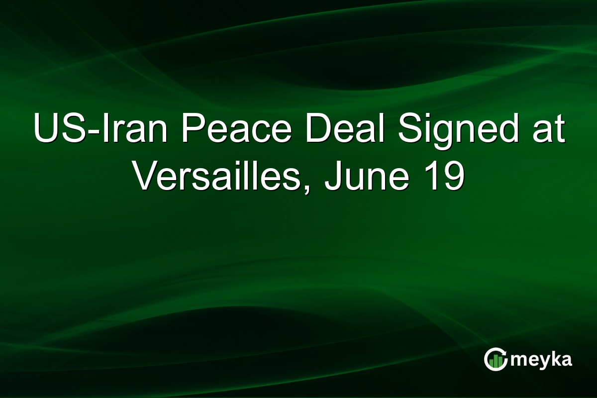 US-Iran Peace Deal Signed at Versailles, June 19
