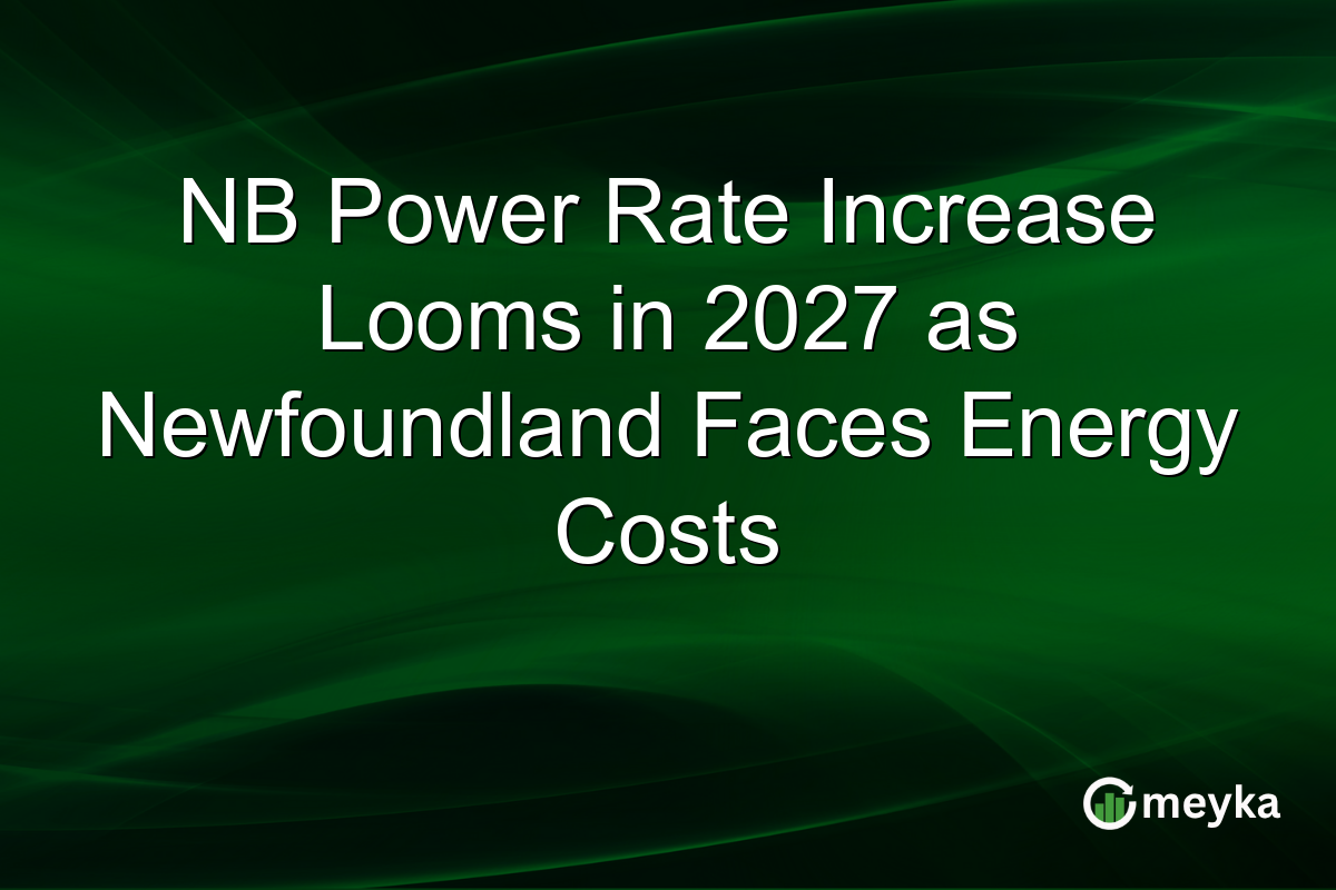 NB Power Rate Increase Looms in 2027 as Newfoundland Faces Energy Costs