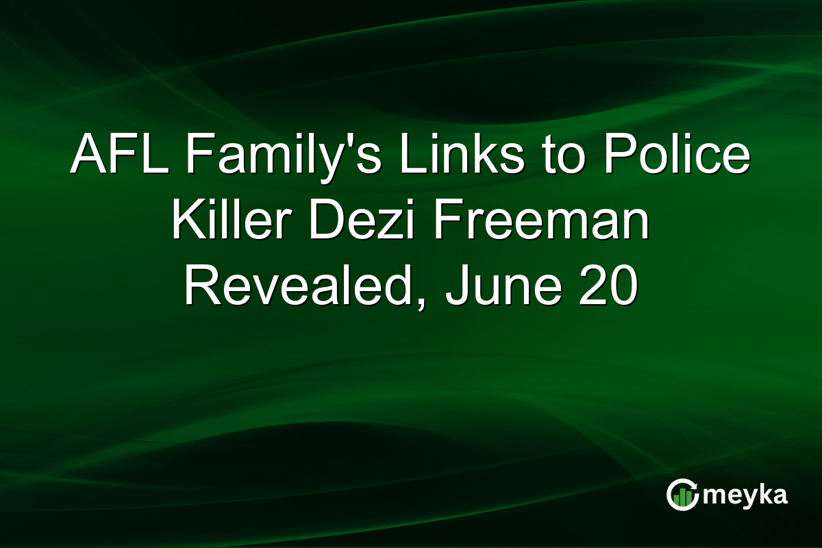 AFL Family’s Links to Police Killer Dezi Freeman Revealed, June 20