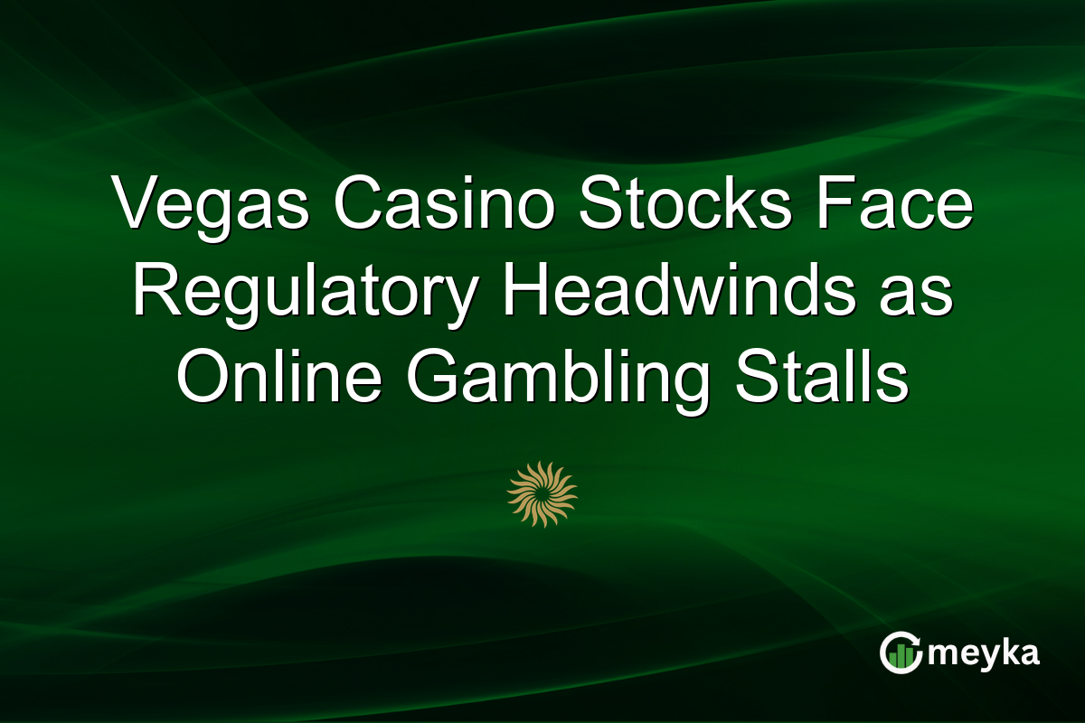 Vegas Casino Stocks Face Regulatory Headwinds as Online Gambling Stalls