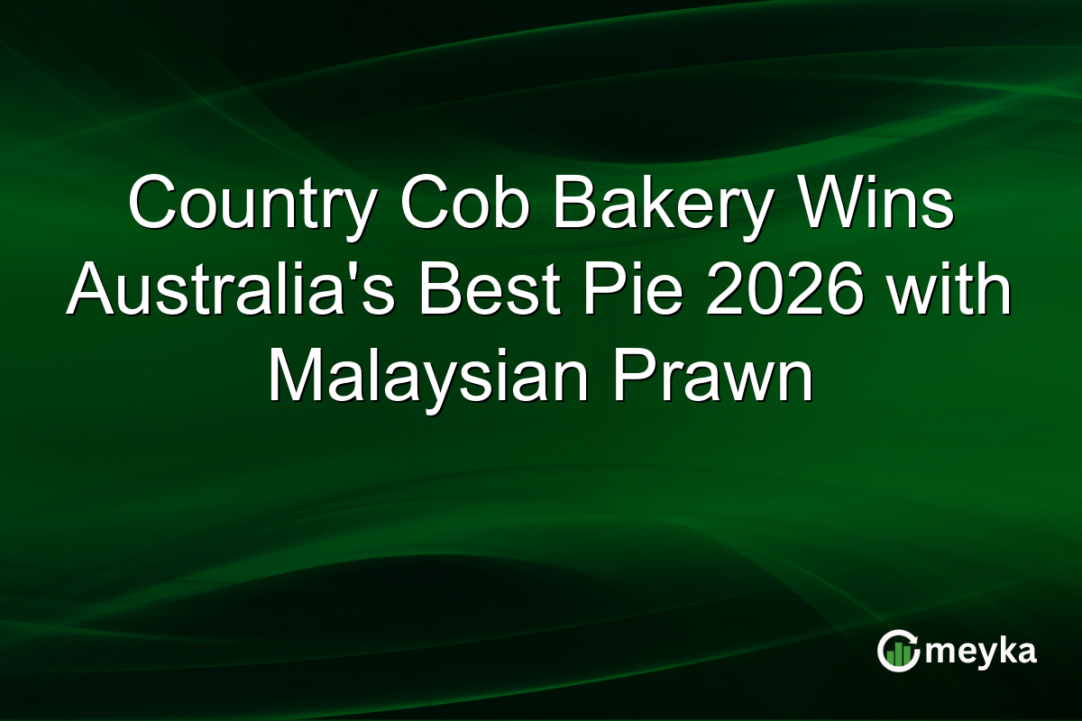 Country Cob Bakery Wins Australia’s Best Pie 2026 with Malaysian Prawn