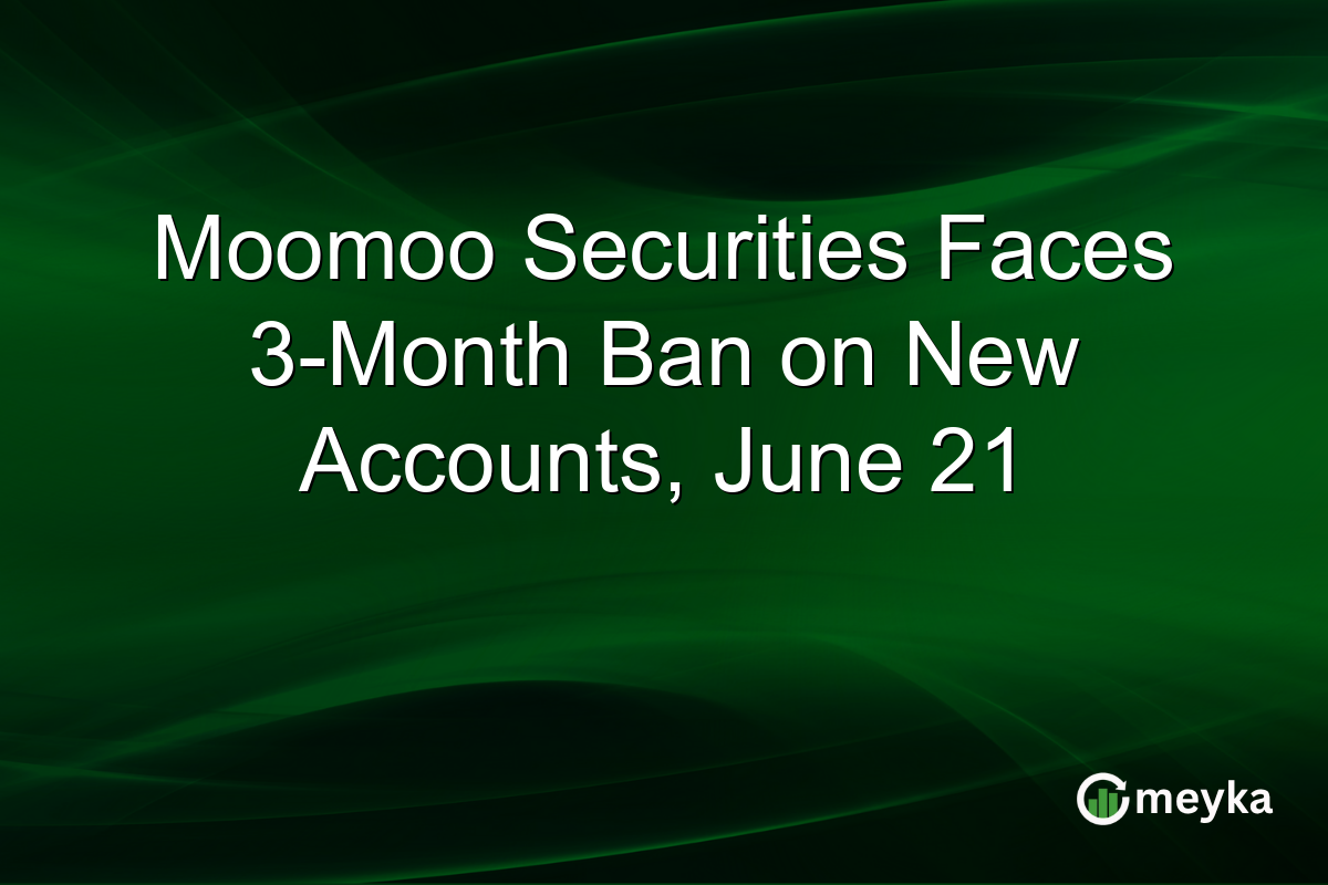 Moomoo Securities Faces 3-Month Ban on New Accounts, June 21
