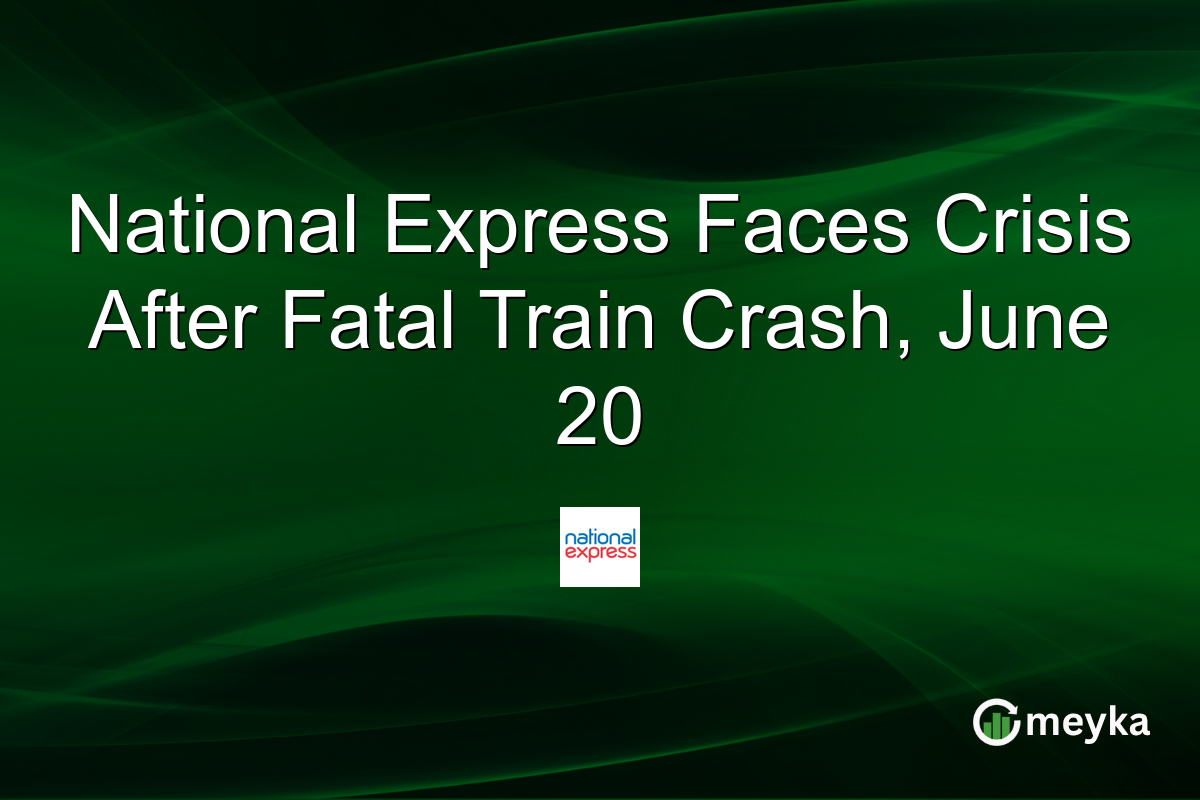 National Express Faces Crisis After Fatal Train Crash, June 20