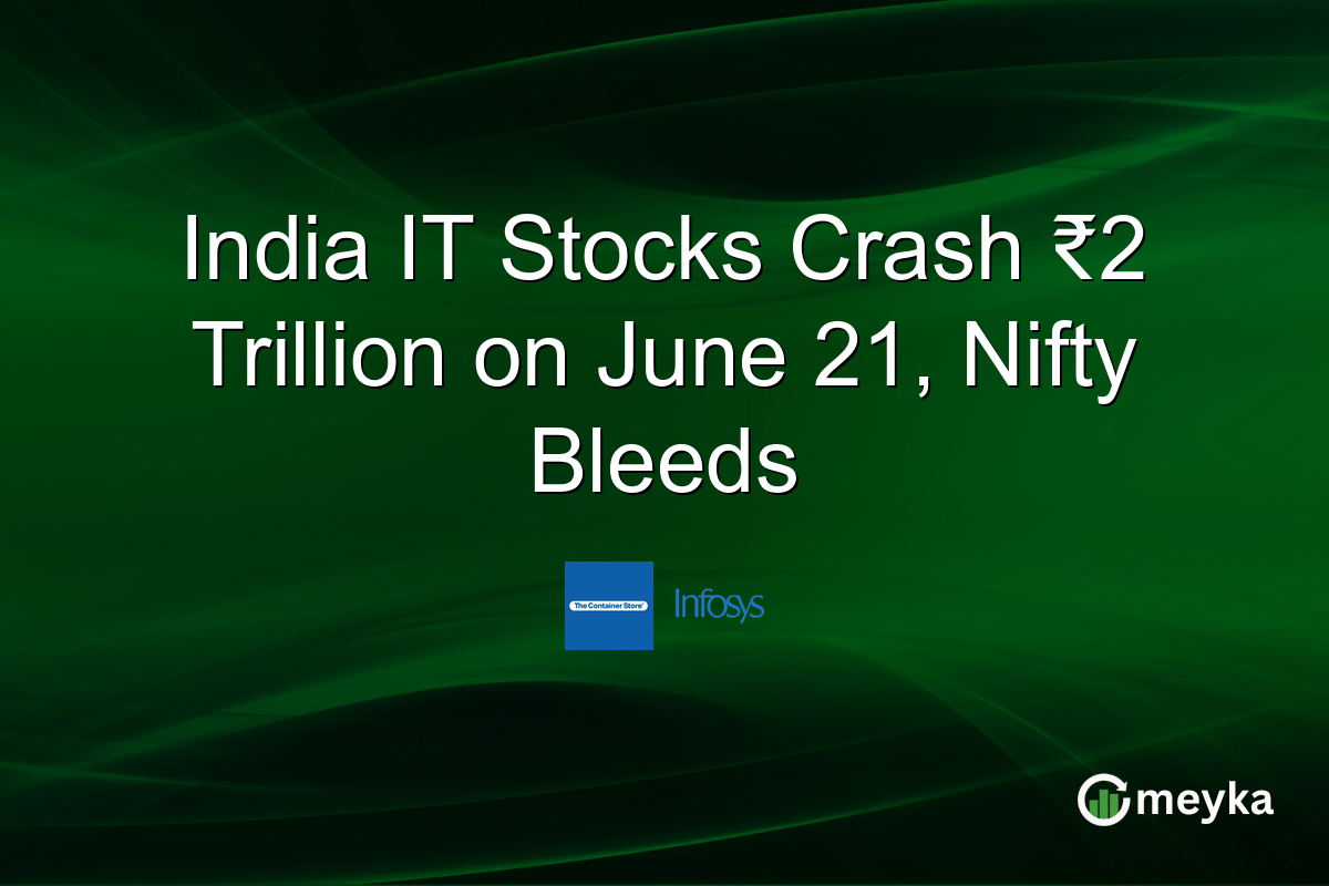 India IT Stocks Crash ₹2 Trillion on June 21, Nifty Bleeds