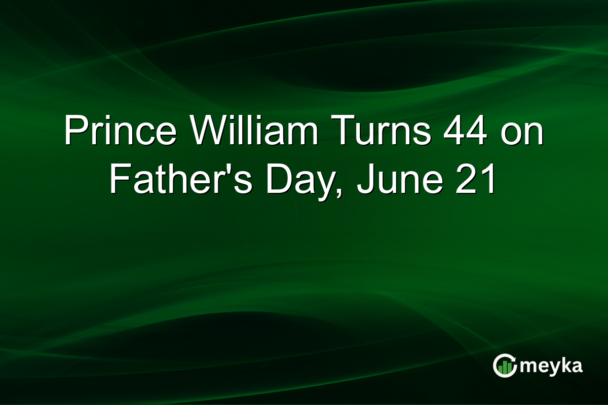 Prince William Turns 44 on Father’s Day, June 21