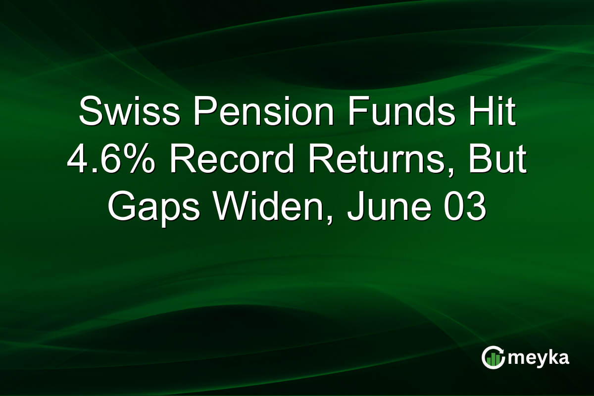 Swiss Pension Funds Hit 4.6% Record Returns, But Gaps Widen, June 03
