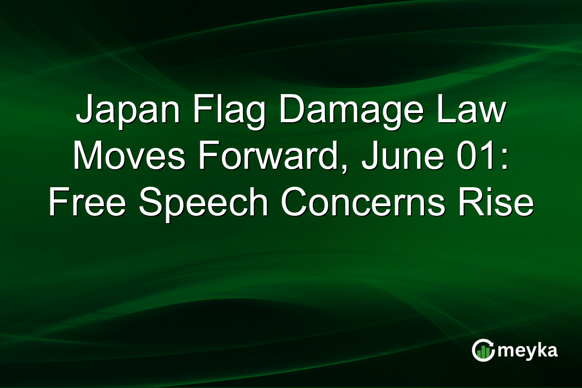 Japan Flag Damage Law Moves Forward, June 01: Free Speech Concerns Rise