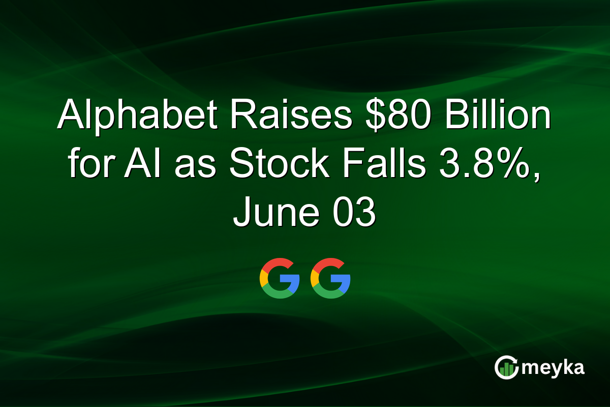 Alphabet Raises $80 Billion for AI as Stock Falls 3.8%, June 03