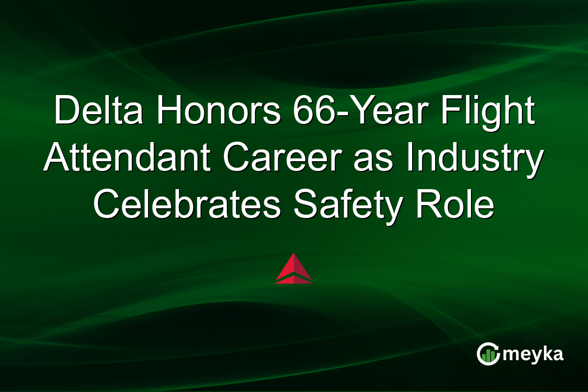 Delta Honors 66-Year Flight Attendant Career as Industry Celebrates Safety Role