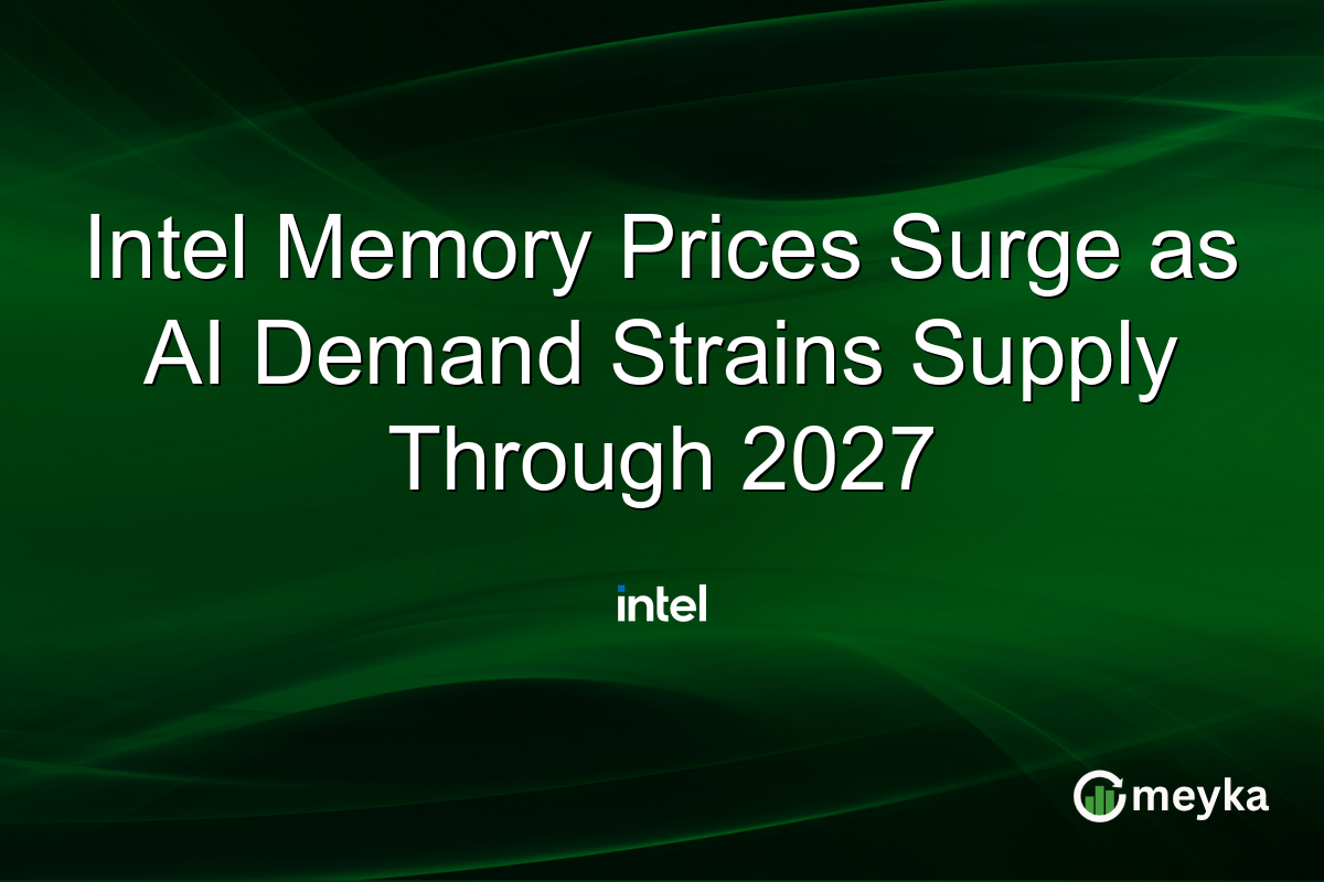 Intel Memory Prices Surge as AI Demand Strains Supply Through 2027