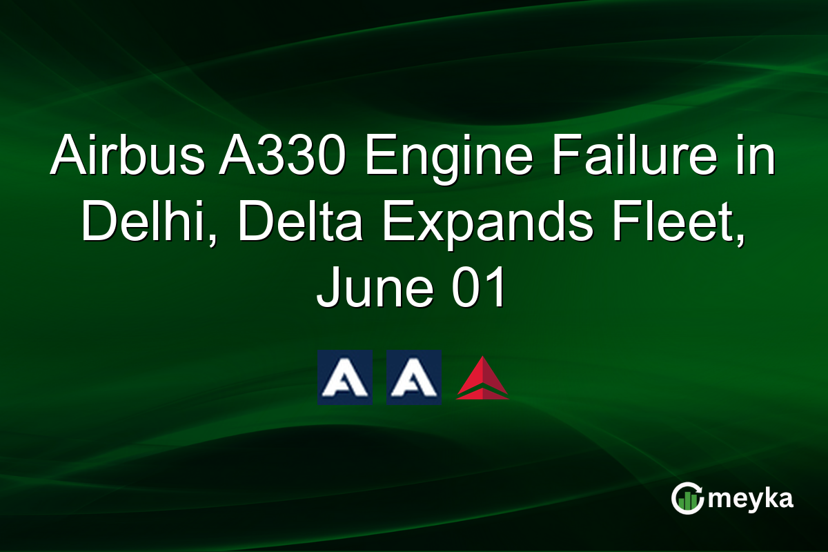 Airbus A330 Engine Failure in Delhi, Delta Expands Fleet, June 01