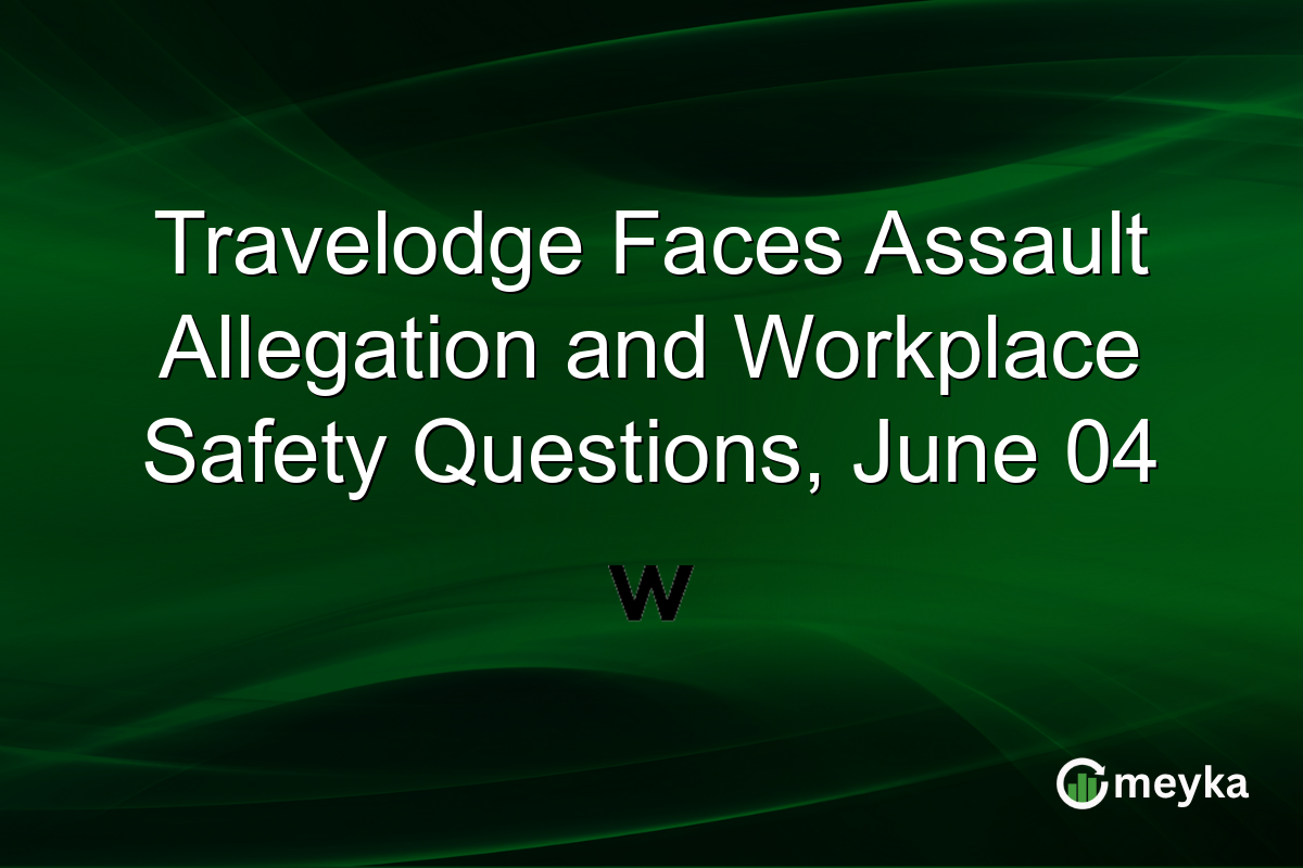 Travelodge Faces Assault Allegation and Workplace Safety Questions, June 04