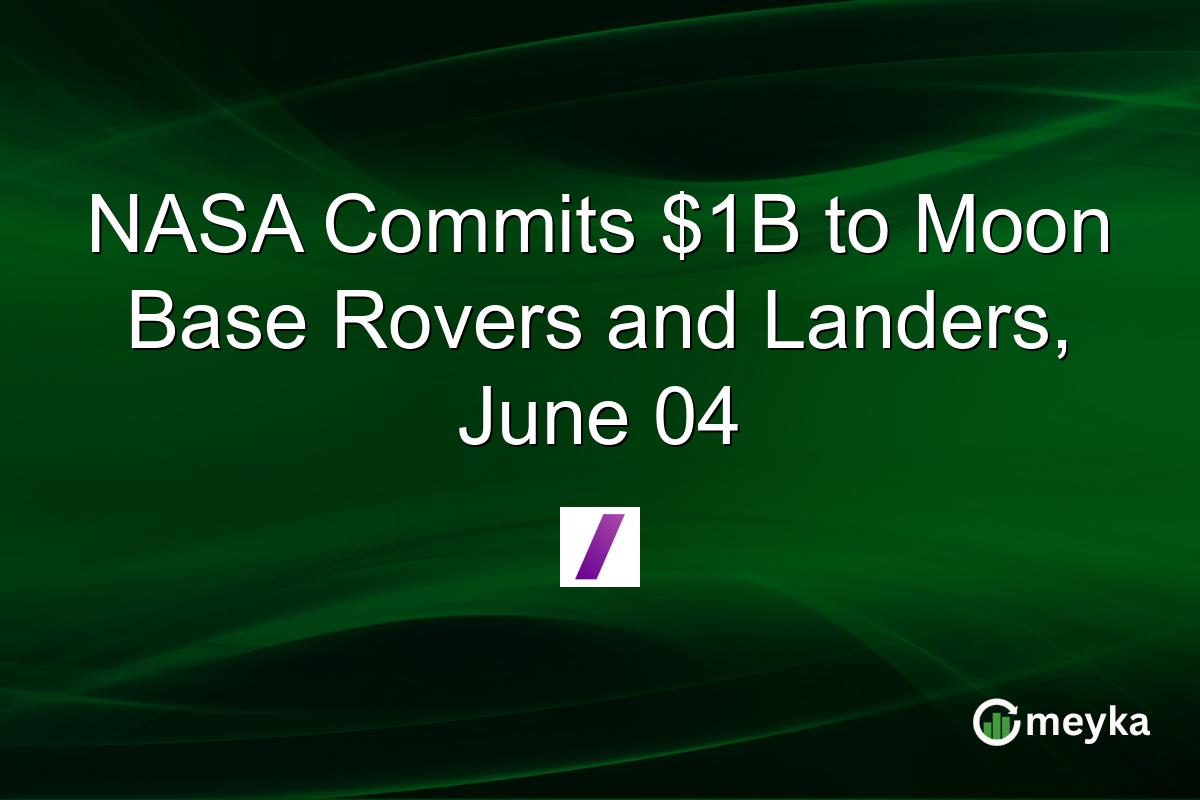 NASA Commits $1B to Moon Base Rovers and Landers, June 04