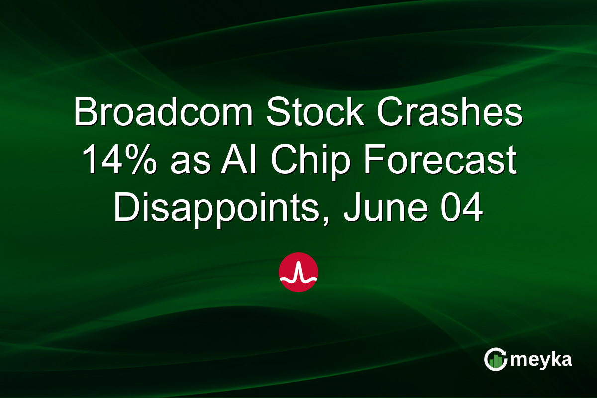 Broadcom Stock Crashes 14% as AI Chip Forecast Disappoints, June 04