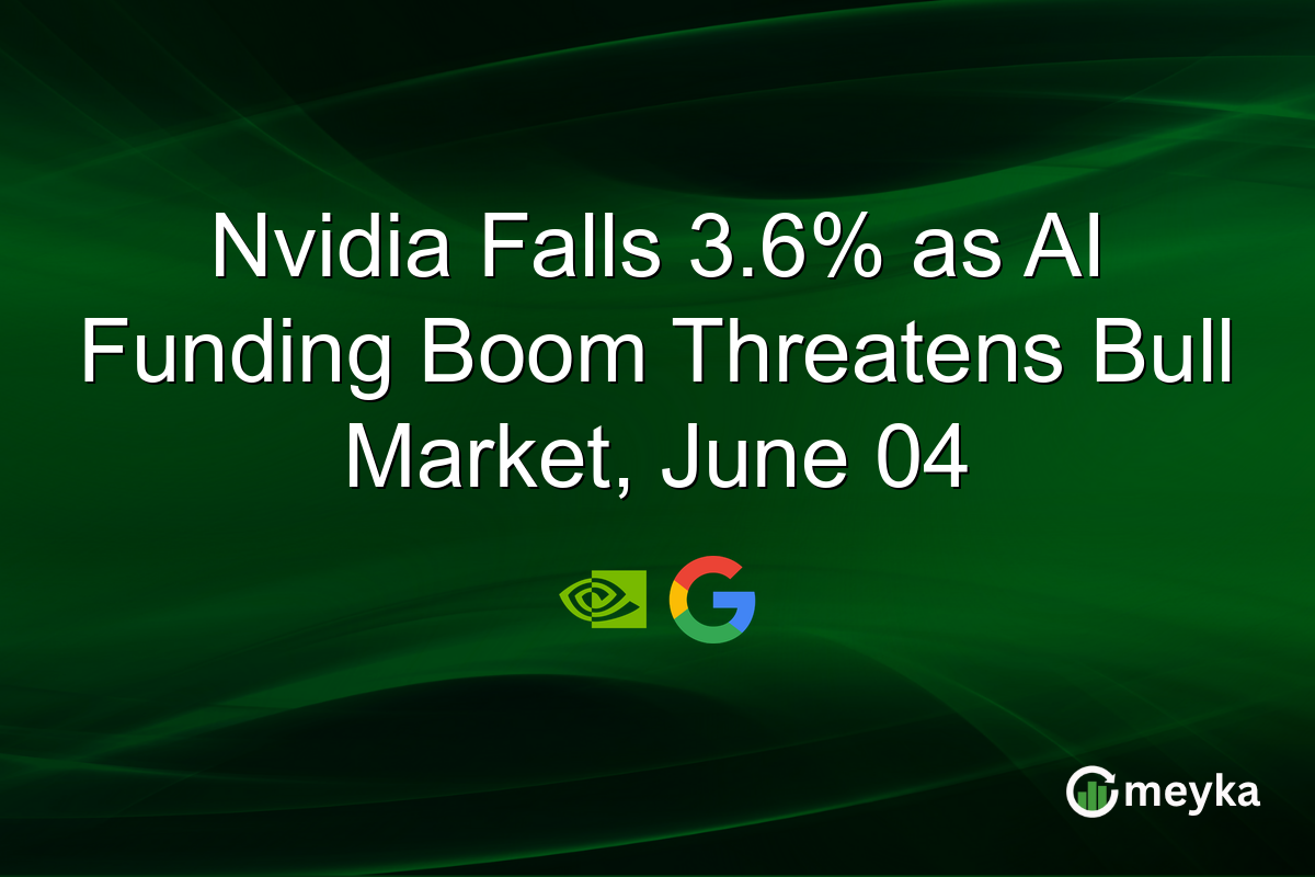Nvidia Falls 3.6% as AI Funding Boom Threatens Bull Market, June 04
