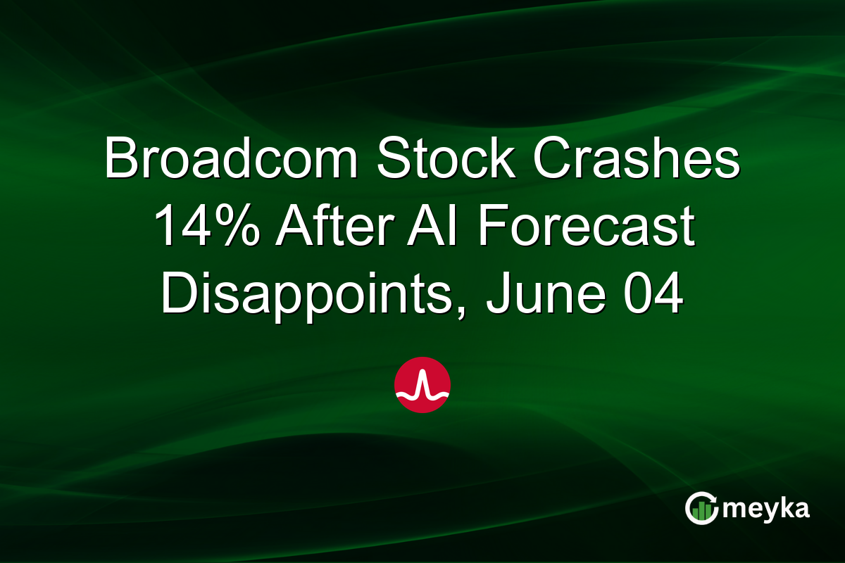 Broadcom Stock Crashes 14% After AI Forecast Disappoints, June 04