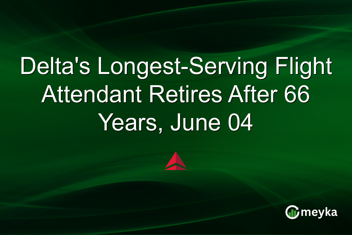 Delta’s Longest-Serving Flight Attendant Retires After 66 Years, June 04