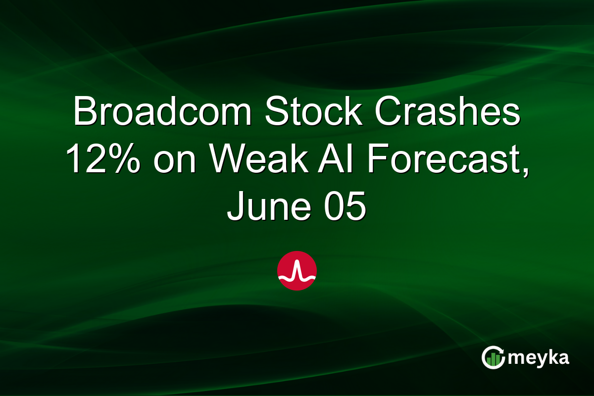 Broadcom Stock Crashes 12% on Weak AI Forecast, June 05