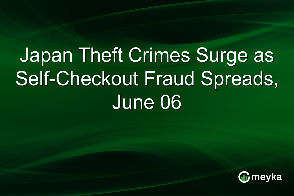 Japan Theft Crimes Surge as Self-Checkout Fraud Spreads, June 06