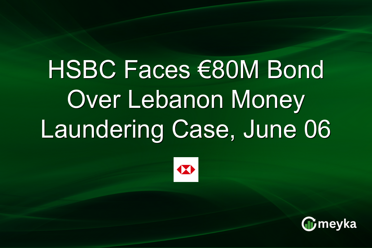 HSBC Faces €80M Bond Over Lebanon Money Laundering Case, June 06