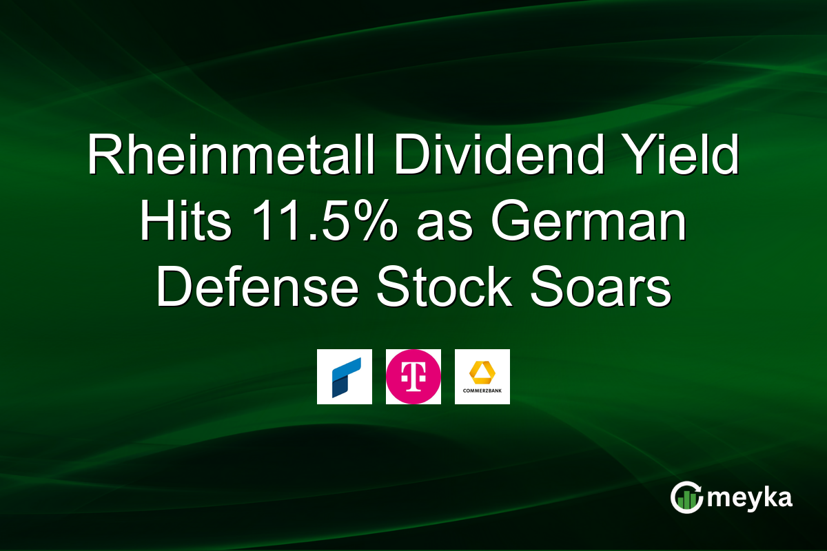 Rheinmetall Dividend Yield Hits 11.5% as German Defense Stock Soars