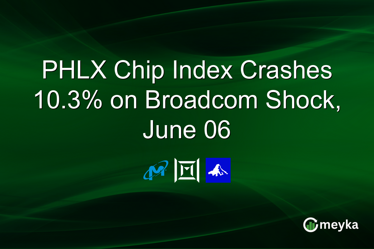 PHLX Chip Index Crashes 10.3% on Broadcom Shock, June 06