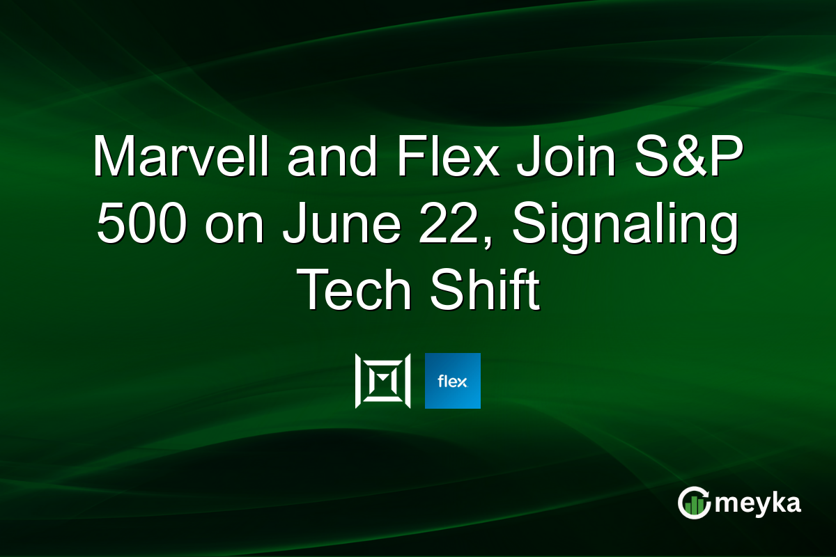 Marvell and Flex Join S&P 500 on June 22, Signaling Tech Shift