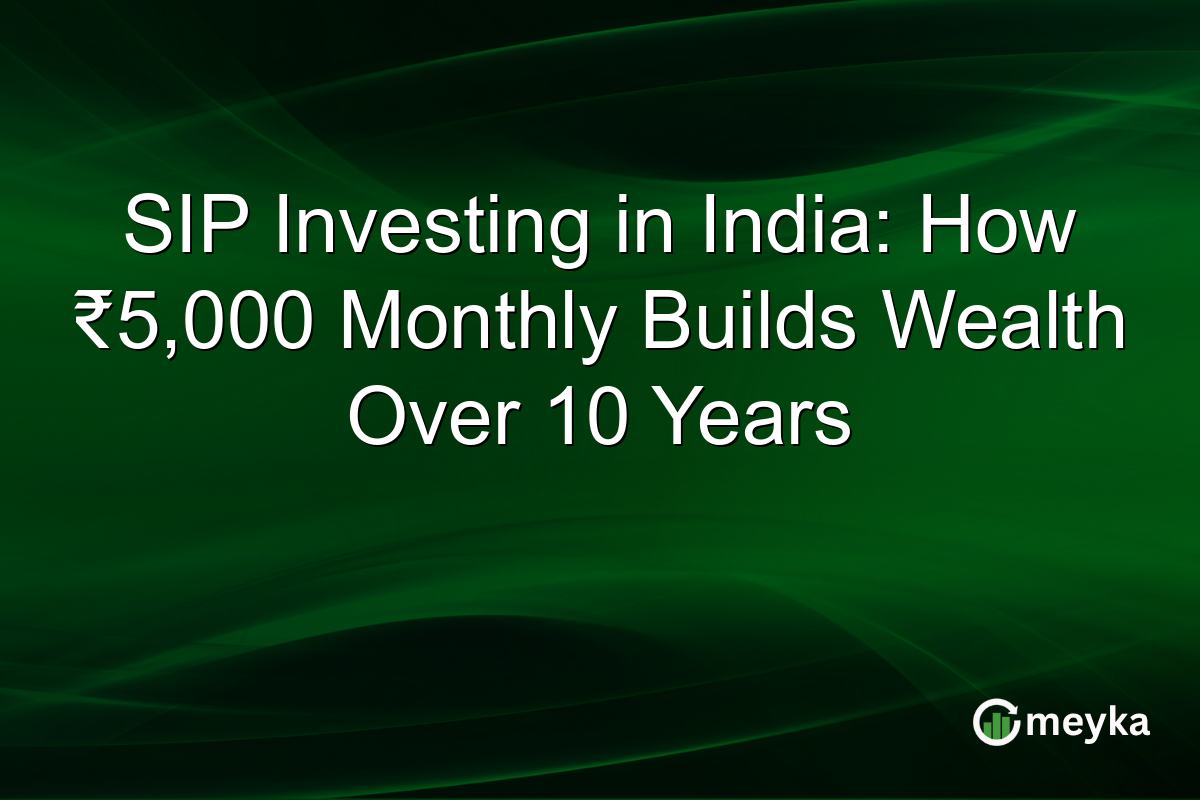 SIP Investing in India: How ₹5,000 Monthly Builds Wealth Over 10 Years