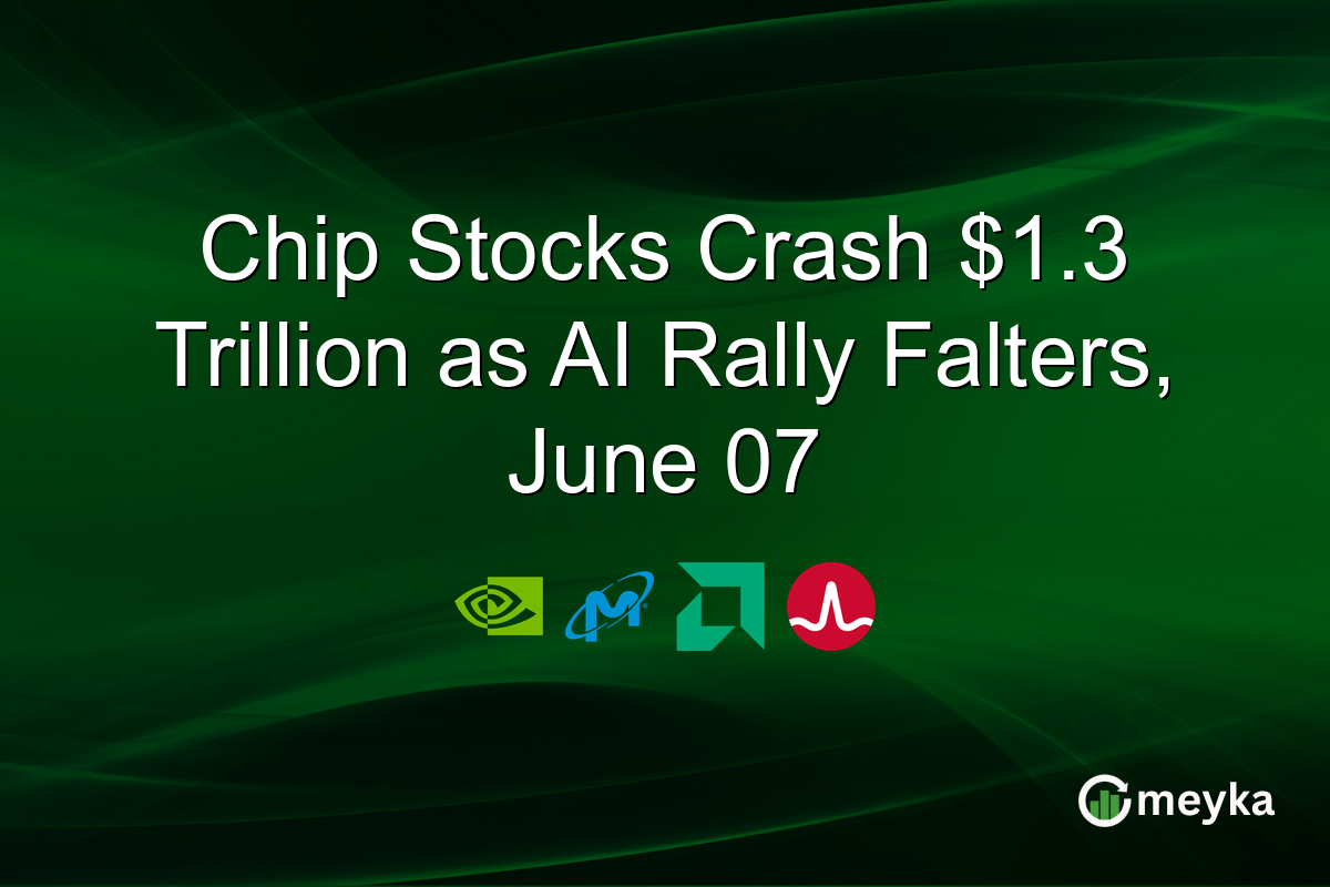 Chip Stocks Crash $1.3 Trillion as AI Rally Falters, June 07