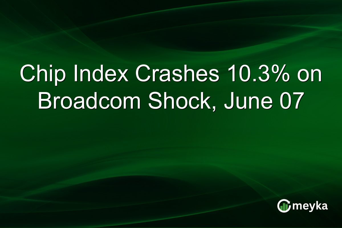 Chip Index Crashes 10.3% on Broadcom Shock, June 07