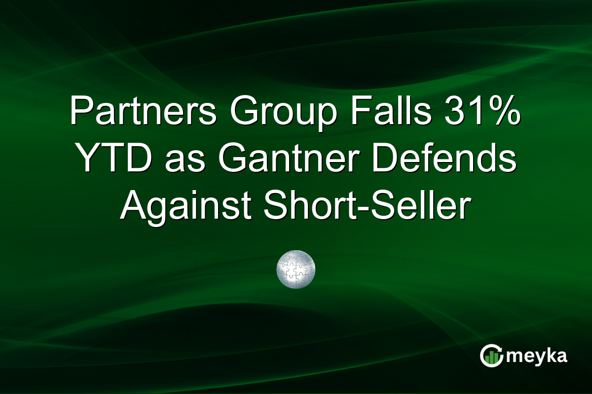 Partners Group Falls 31% YTD as Gantner Defends Against Short-Seller