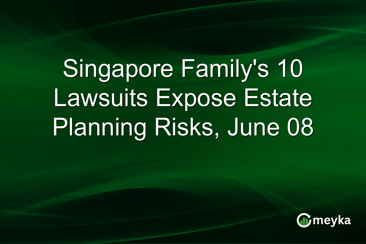 Singapore Family’s 10 Lawsuits Expose Estate Planning Risks, June 08