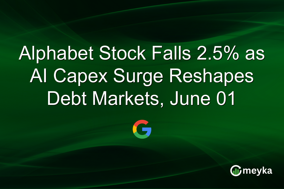 Alphabet Stock Falls 2.5% as AI Capex Surge Reshapes Debt Markets, June 01