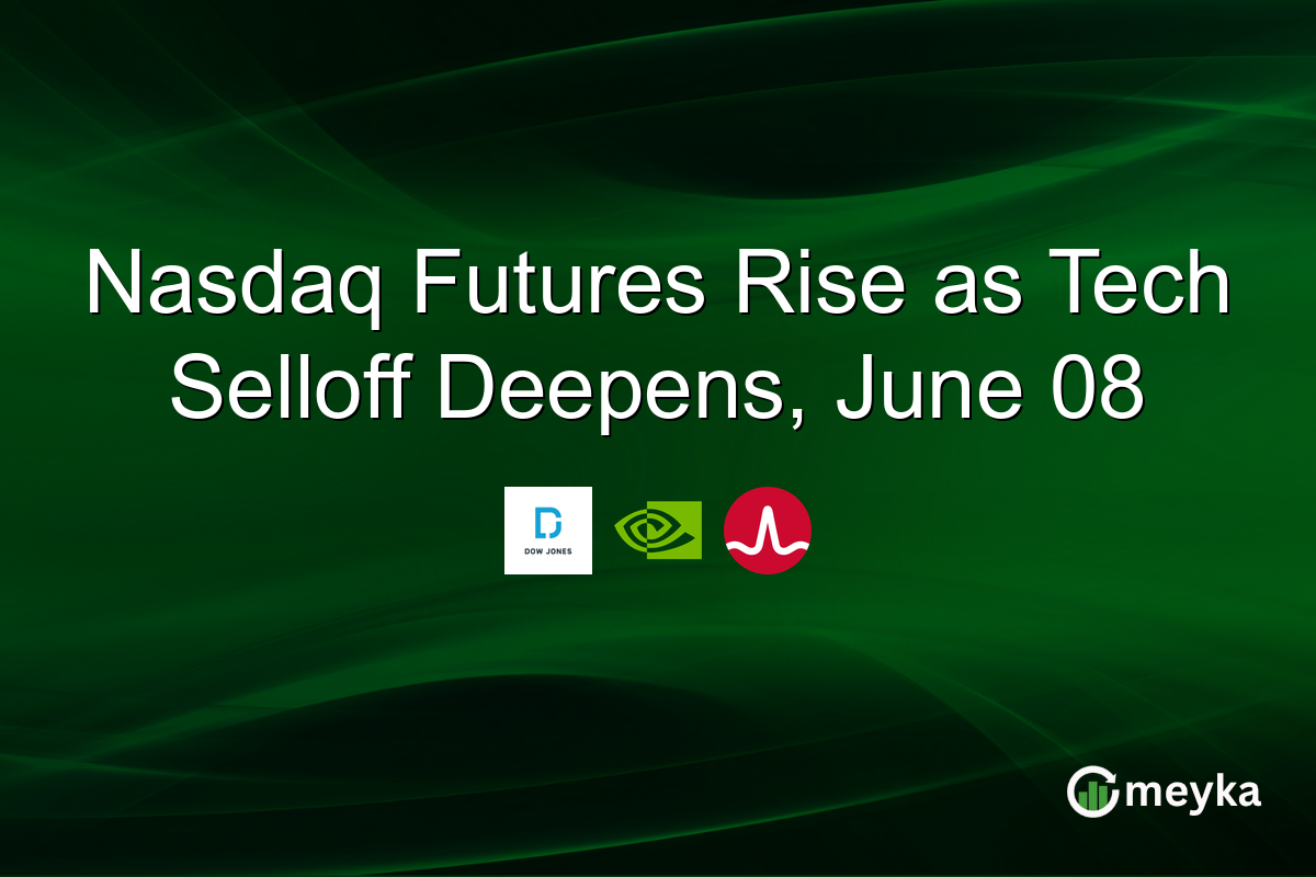Nasdaq Futures Rise as Tech Selloff Deepens, June 08