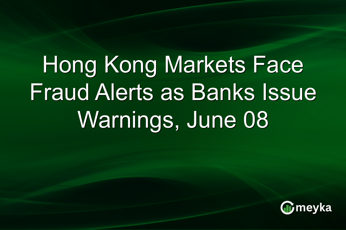 Hong Kong Markets Face Fraud Alerts as Banks Issue Warnings, June 08