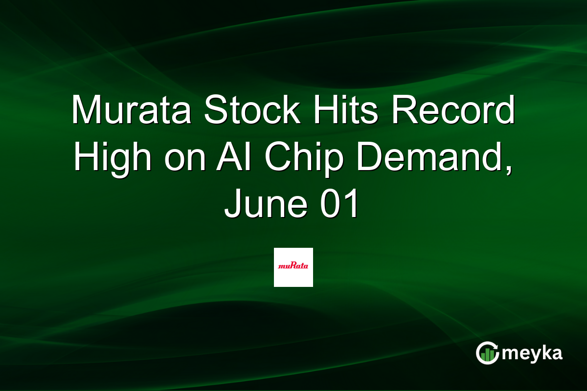 Murata Stock Hits Record High on AI Chip Demand, June 01