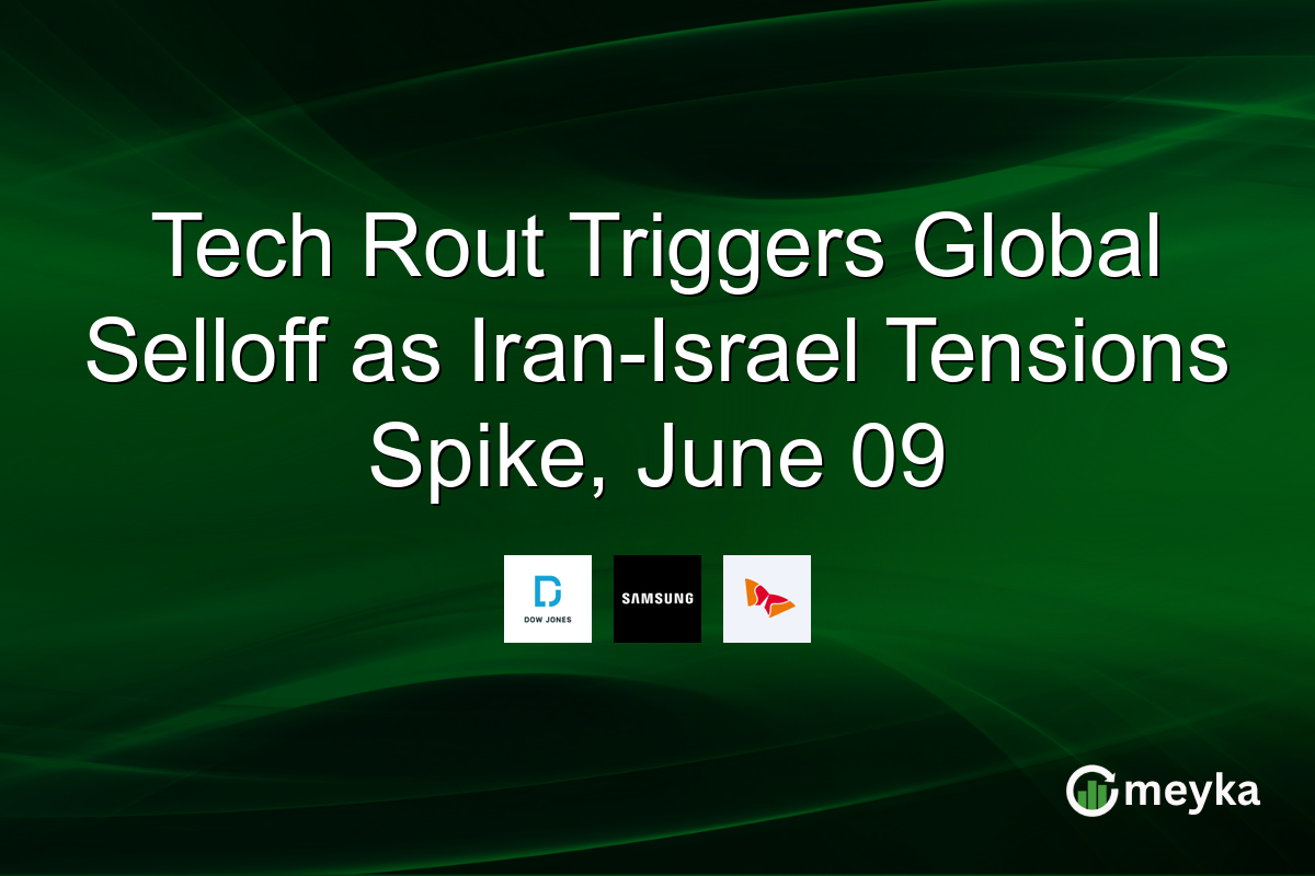 Tech Rout Triggers Global Selloff as Iran-Israel Tensions Spike, June 09