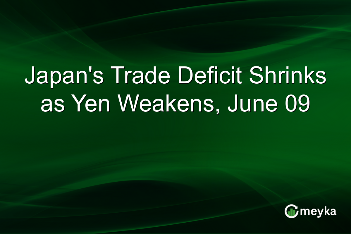 Japan’s Trade Deficit Shrinks as Yen Weakens, June 09