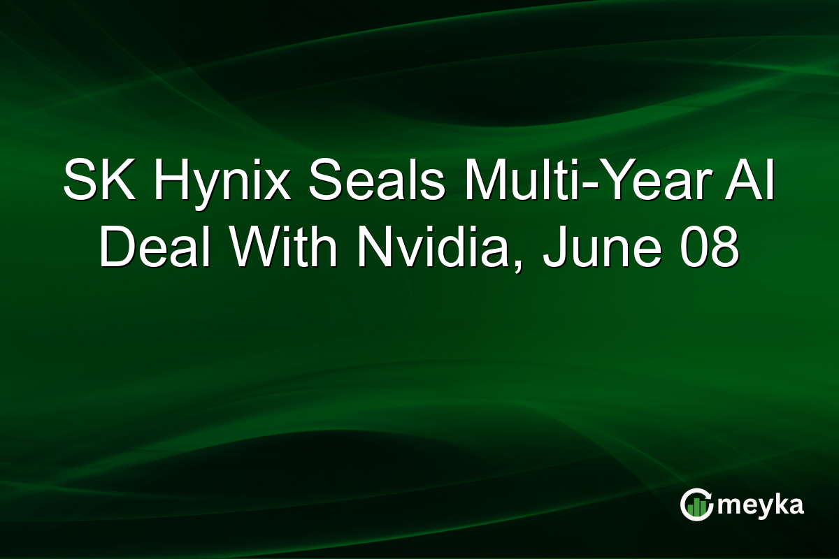 SK Hynix Seals Multi-Year AI Deal With Nvidia, June 08