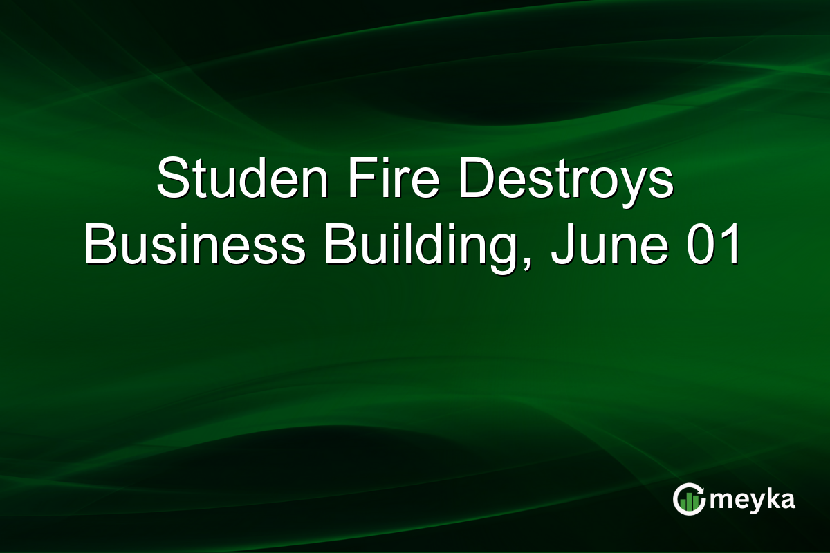 Studen Fire Destroys Business Building, June 01