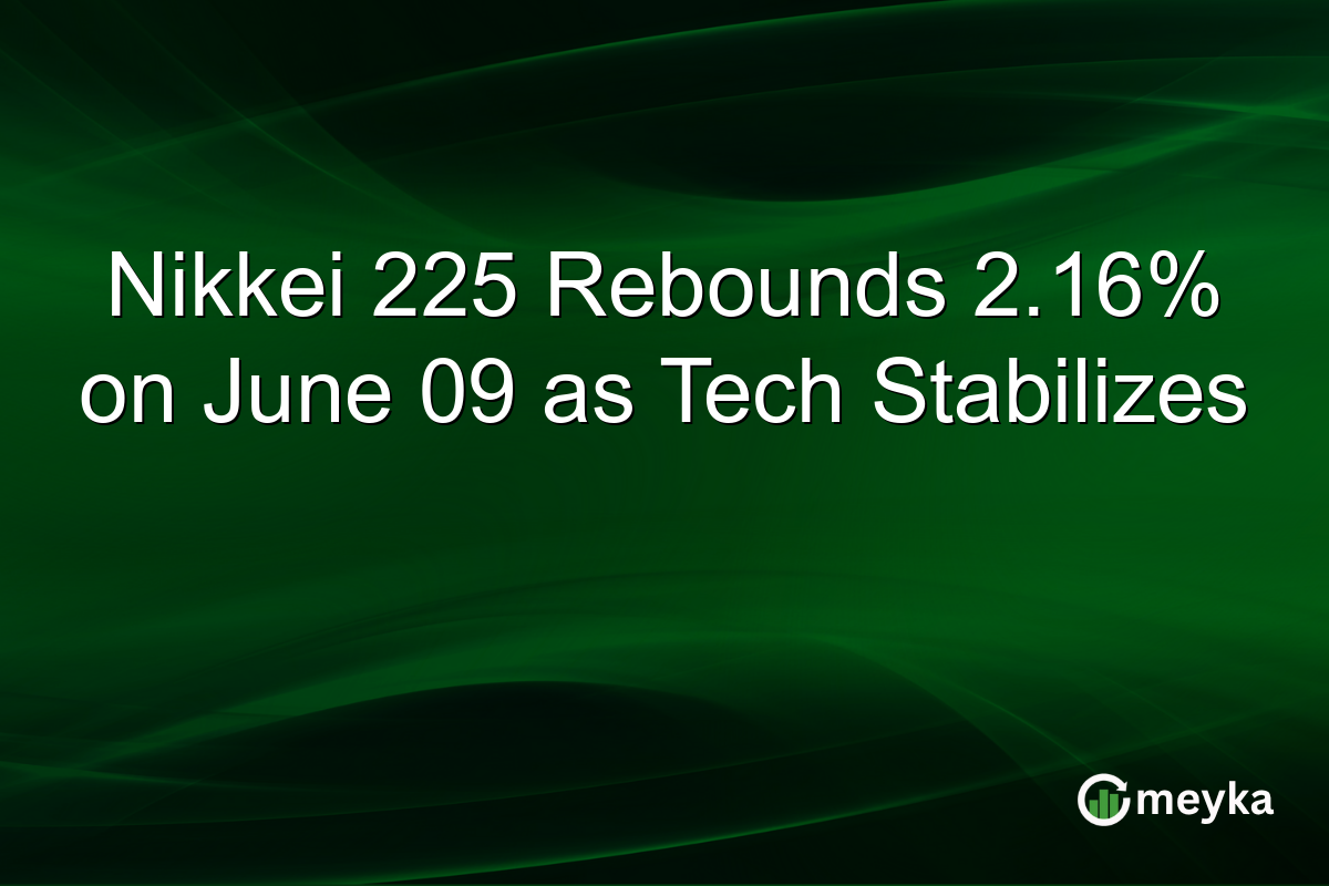 Nikkei 225 Rebounds 2.16% on June 09 as Tech Stabilizes